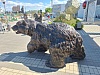 Бурый медведь монолитный
